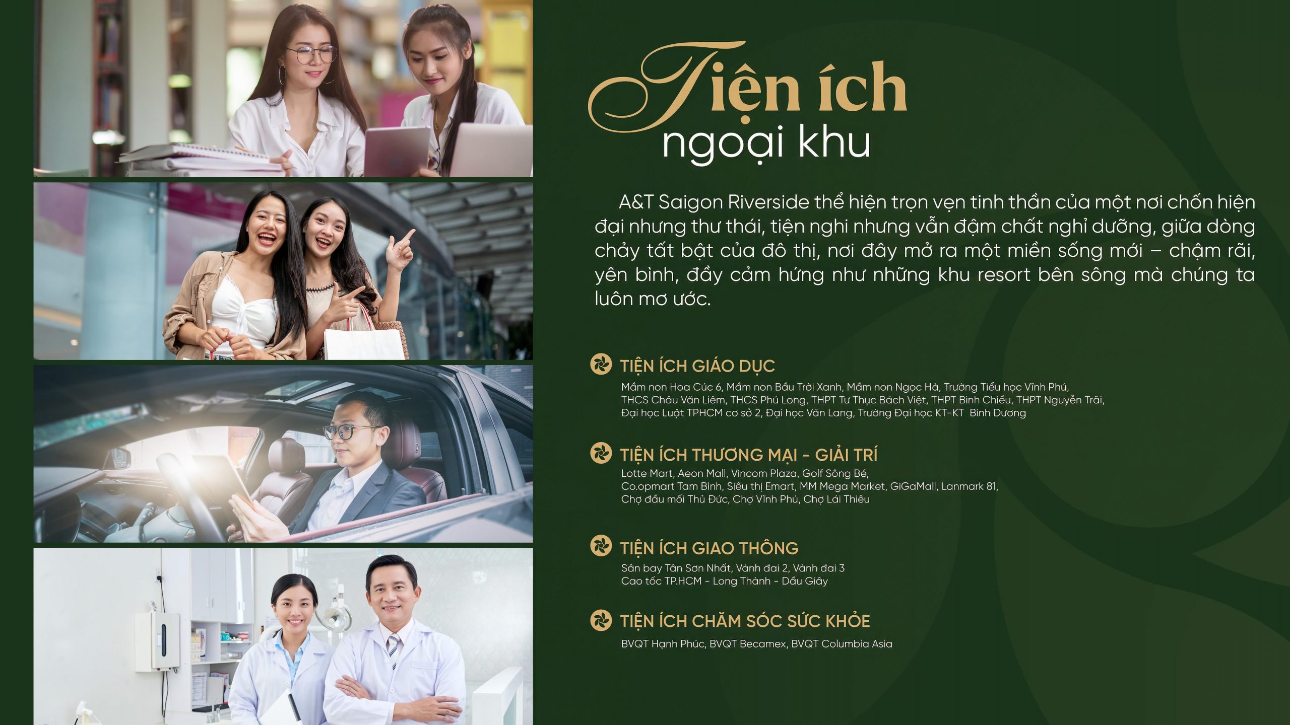 Tiện ích ngoại khu AT Saigon Riverside